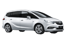 Car Rental Bishop's Stortford - Vauxhall Zafira 5 + 2 - Minibus hire Bishop's stortford